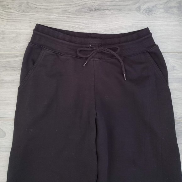 Meg Kinney French Terry High Rise Jogger Pants Black Size Small - Picture 2 of 10